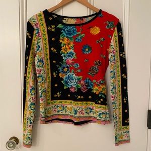 Patterned Beaded Shirt